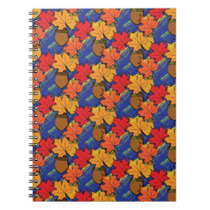 Caderno Espiral Bolotas e folhas I