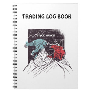 Caderno Espiral Bolsa de Valores Bull e Bear Notebook.