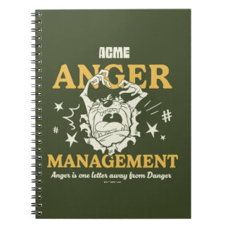 Caderno Espiral BOLSAS DE CARRO™ |TAZ™ ACME Anger Management