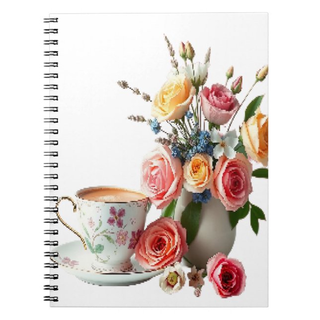 Caderno Espiral Bom dia chá (Frente)