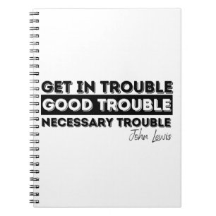 Caderno Espiral bom trabalho John Lewis