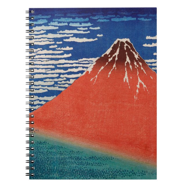 Caderno Espiral Bom Vento, Bom Dia (Red Fuji) (Frente)