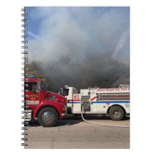 Caderno Espiral Bombeiro