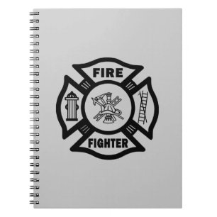 Caderno Espiral Bombeiro maltês