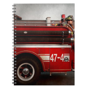 Caderno Espiral Bombeiro - Metuchen, NJ - Sempre de prontidão