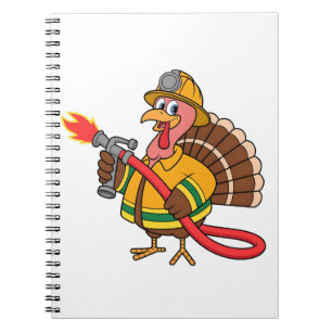 Caderno Espiral Bombeiros Bombeiros - Ação de Graças - Turquia