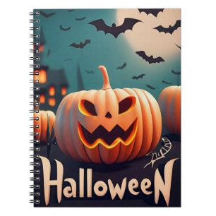 Caderno Espiral Bombeiros de Halloween de notebook