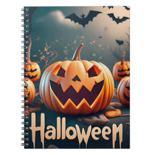 Caderno Espiral Bombeiros de Halloween de notebook