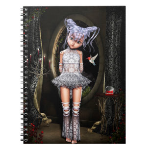 Caderno Espiral Boneca