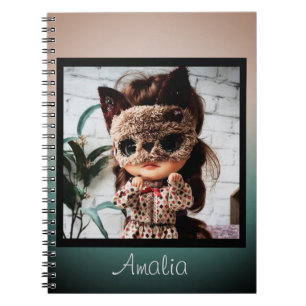 Caderno Espiral Bonita boneca Blythe big eye na moda divertido