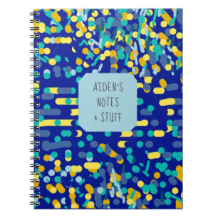Caderno Espiral Bonitas Artes Coloridas Voltam para a escola