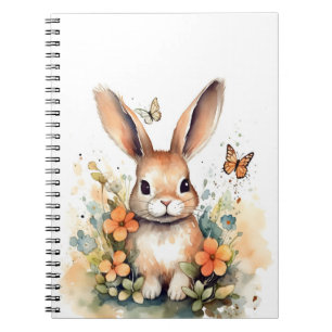 Caderno Espiral Bonitinho de Bebê da Floresta Bonita Arte de Enfer