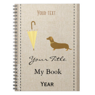 Caderno Espiral Bonito Cachorro-Marinho Personalizado, Pet Lover L