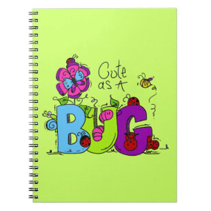 Caderno Espiral Bonito como Inseto