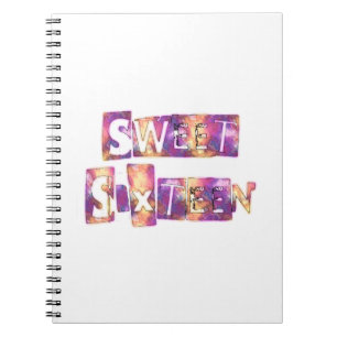 Caderno Espiral Bonito Doce Dezesseis