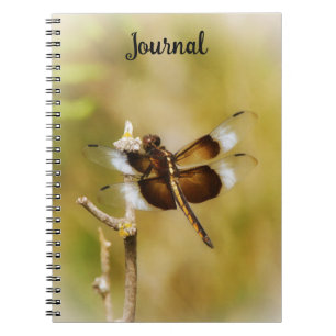 Caderno Espiral Bonito Dragonfly Nature Personal Diário