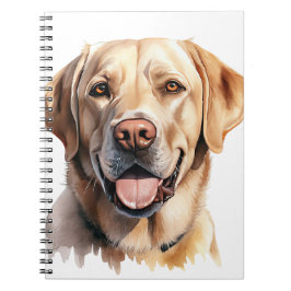 CADERNO ESPIRAL BONITO RECUPERADOR DE LABRADOR AMARELO