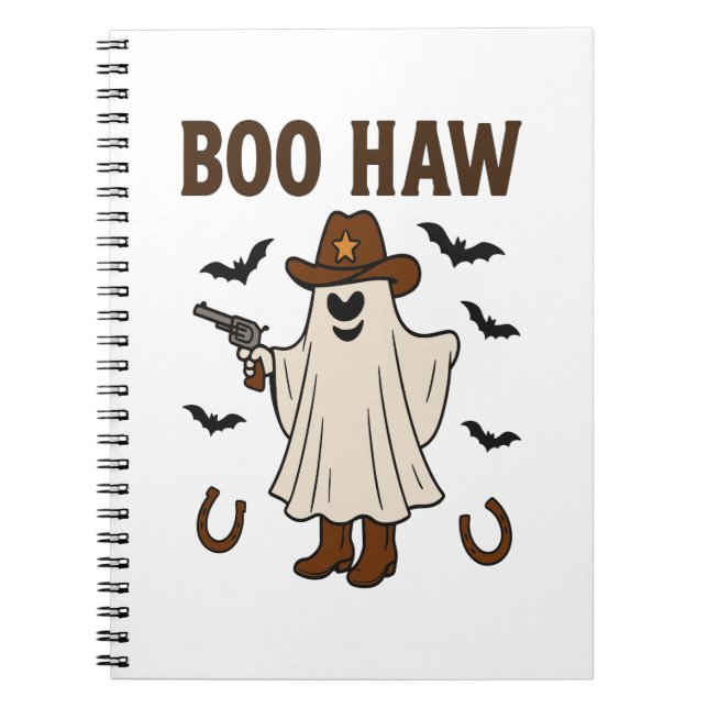 Caderno Espiral Boo Haw (Frente)