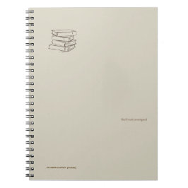 Caderno Espiral Book Bundle- Forgotten Archive- Minimal Notebook