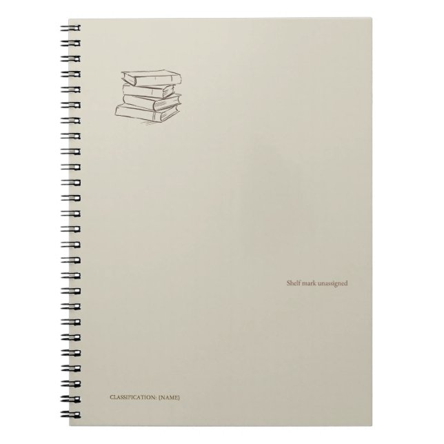 Caderno Espiral Book Bundle- Forgotten Archive- Minimal Notebook  (Frente)