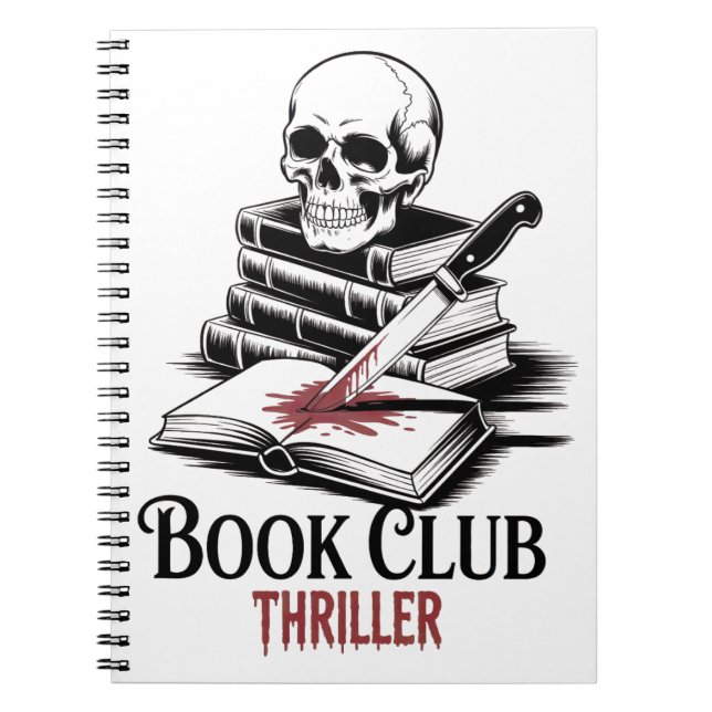 Caderno Espiral Book Club Thriller (Frente)