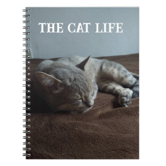 Caderno Espiral Book the Cat life
