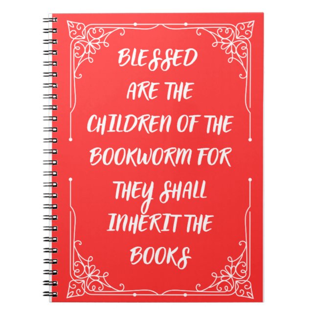 Caderno Espiral Booklover's Notebook (Frente)