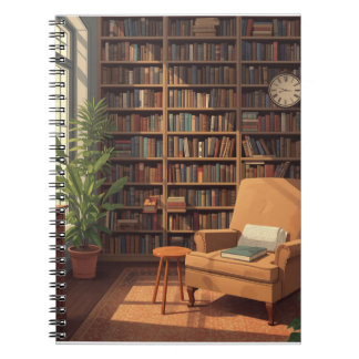 Caderno Espiral BookShelf 