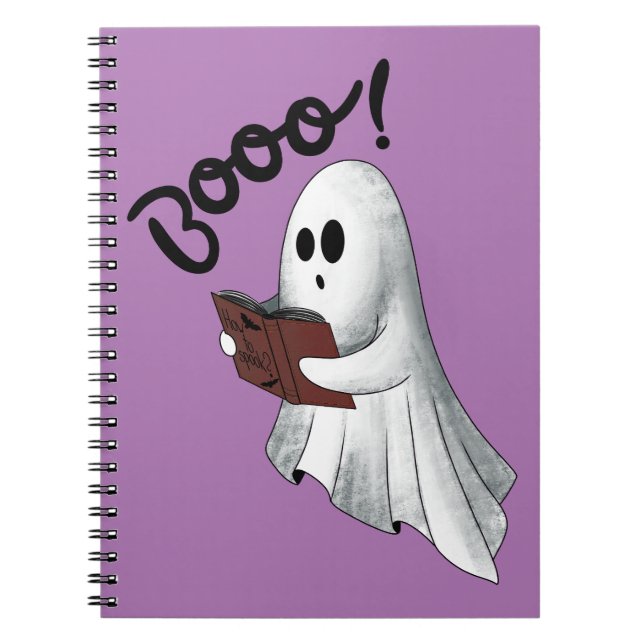 Caderno Espiral Booo ghost (Frente)
