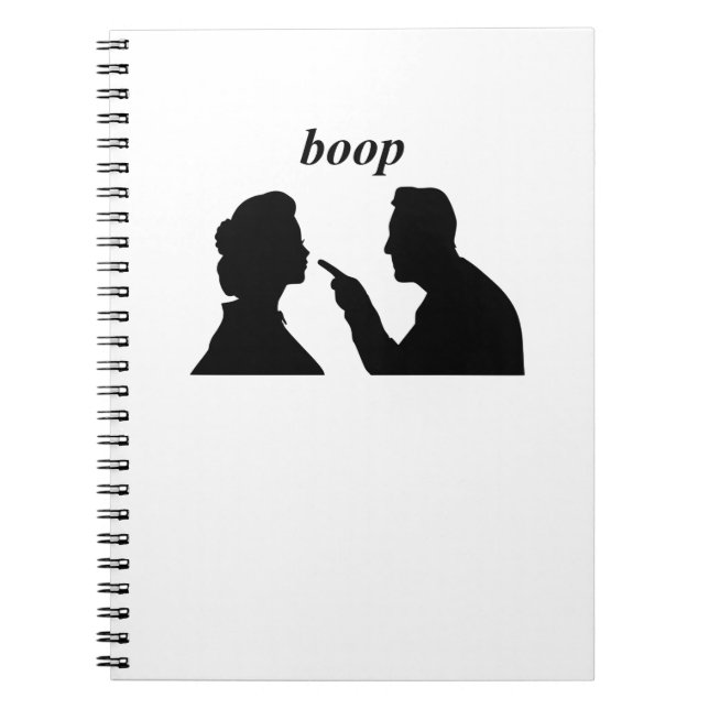 Caderno Espiral Boop O Nariz (Frente)