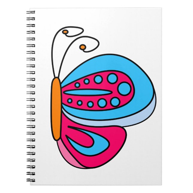 Caderno Espiral Borboleta (Frente)