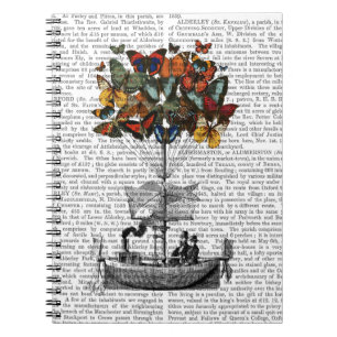 Caderno Espiral Borboleta