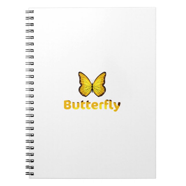 Caderno Espiral Borboleta (Frente)