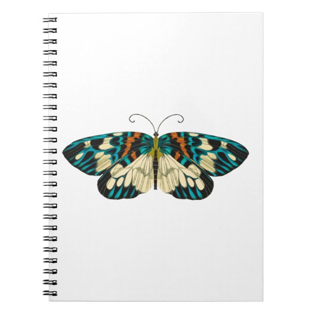 Caderno Espiral Borboleta Art nouveau (Frente)