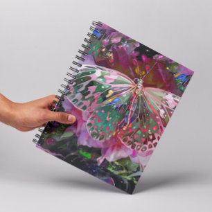 Caderno Espiral Borboleta ascensão Dawn