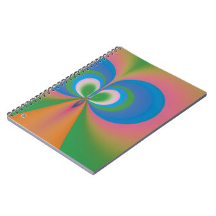 Caderno Espiral Borboleta Azul