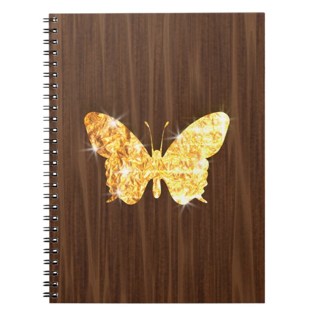 Caderno Espiral Borboleta Bling (Frente)