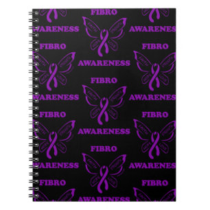 Caderno Espiral Borboleta/Consciência...Notebook Fibro