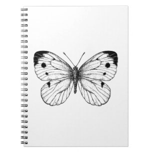Caderno Espiral Borboleta-do-repolho