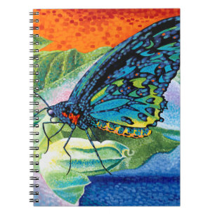 Caderno Espiral Borboleta em ponto II