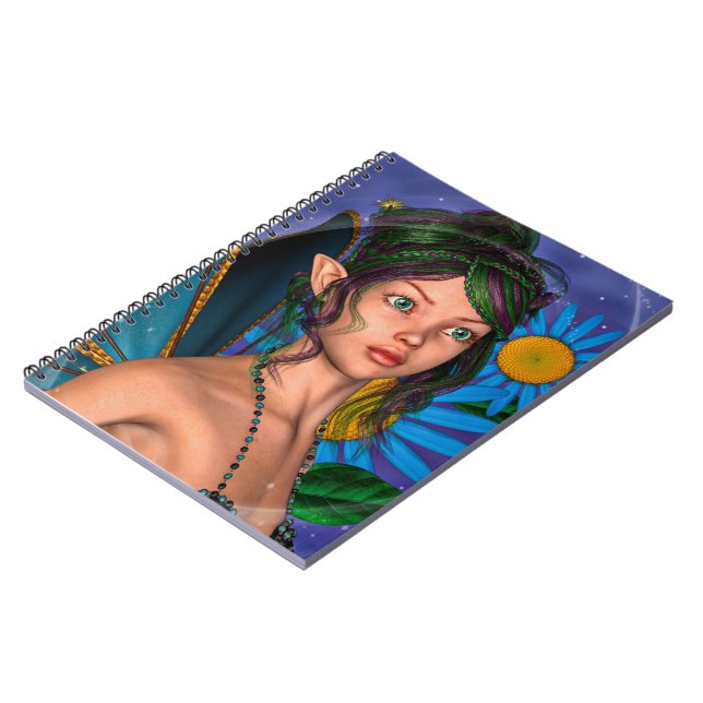 Caderno Espiral Borboleta Fada (Left Side)