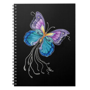 Caderno Espiral Borboleta Fantasiosa