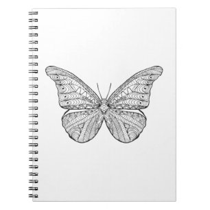Caderno Espiral Borboleta inspirada