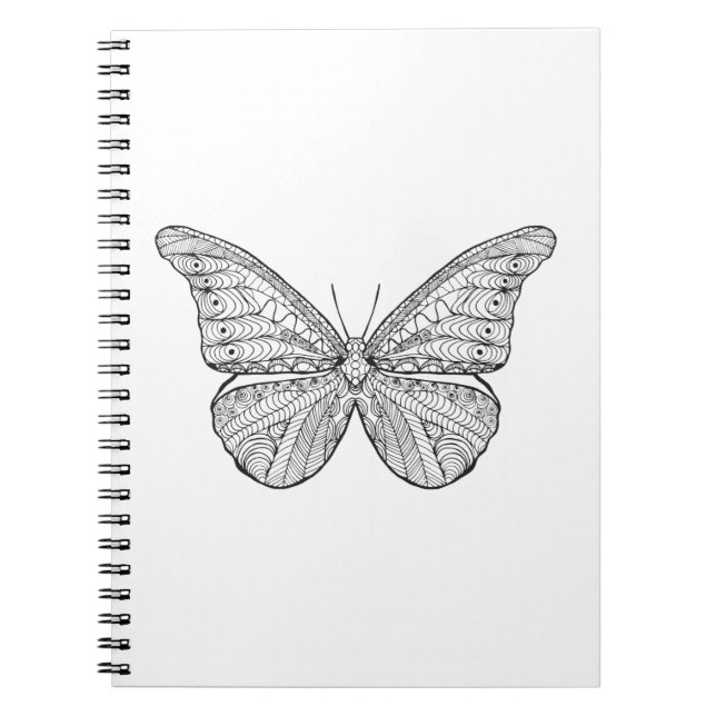 Caderno Espiral Borboleta inspirada (Frente)