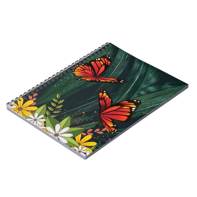 Caderno Espiral Borboleta Monarch Feb 6_21 (Left Side)