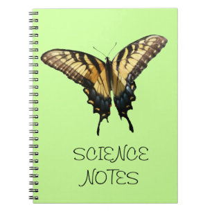 Caderno Espiral Borboleta Swallowtail III Linda Foto Colorida