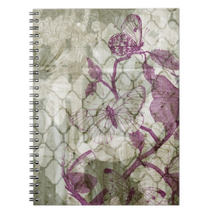 Caderno Espiral Borboletas árabes IV