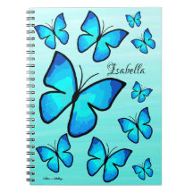 Borboletas Azuis, Pintadas manualmente