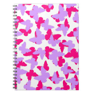Caderno Espiral Borboletas mergulhadas