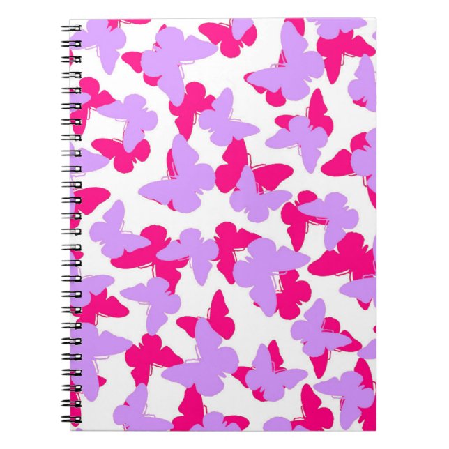 Caderno Espiral Borboletas mergulhadas (Frente)